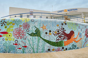 Ένα εντυπωσιακό ψηφιδωτό αποκαλύπτεται στο Ενυδρείο