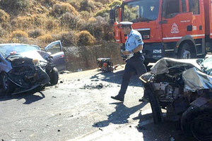 Σοβαρό τροχαίο στα Χανιά