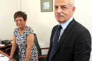 Η κα Μαυρομμάτη με τον κ. Τασσόπουλο