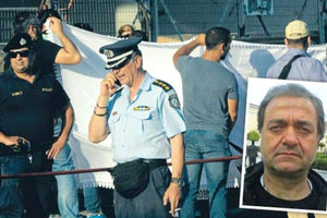 Ο Μανούσος Ριτζάκης που δολοφονήθηκε στον Γέρακα Αττικής