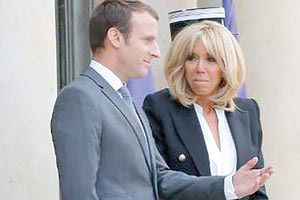 η Μπριζίτ και ο Εμμανουέλ Μακρόν