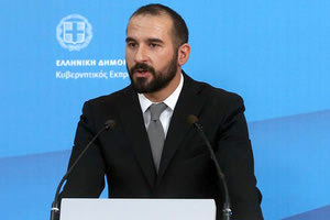 ο υπουργός Επικράτειας και κυβερνητικός εκπρόσωπος, Δημήτρης Τζανακόπουλος