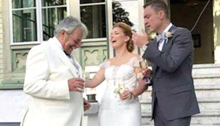  ο πρώην πρωθυπουργός της Εσθονίας Ταάβι Ρουίβας παντρεύτηκε τη Λουΐζα Βαρκ και ο επίτιμος πρόξενος της Εσθονίας στην Κρήτη Μανόλης Δανδουλάκης (φωτο Ανατολή)