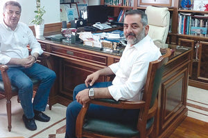 Ο δήμαρχος Οροπεδίου ενημέρωσε άμεσα τον περιφερειάρχη Κρήτης