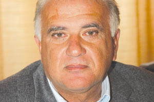 Ο πρόεδρος της ΔΕΥΑΗ κ. Γιώργος Βουρεξάκη