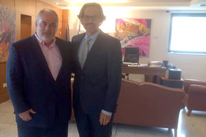 Οι κ.κ. Κώστας Φωτάκης και Jens Plötner