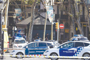 ΤΡΟΜΟΚΡΑΤΙΚΟ ΧΤΥΠΗΜΑ στη Βαρκελώνη