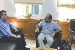 Με τον περιφερειάρχη Κρήτης συναντήθηκε χθες ο Γ.Γ. Δικαιοσύνης, κ. Ευτύχης Φυτράκης