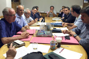 συνάντηση μελών του Διοικητικού Συμβουλίου του Πανελλήνιου Φαρμακευτικού Συλλόγου, με τον υπουργό Υγείας, Ανδρέα Ξανθό.