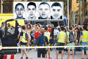 οι τέσσερις ύποπτοι για την αιματηρή επίθεση στη Βαρκελώνη