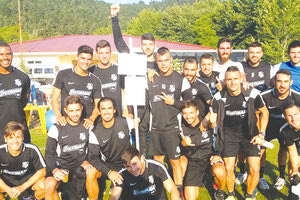 προπονήσεις τους οι παίκτες του ΟΦΗ στο Καρπενήσι