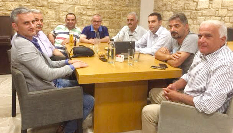 Τα είπαν σε καλό κλίμα οι “γαλάζιοι” της Λότζια