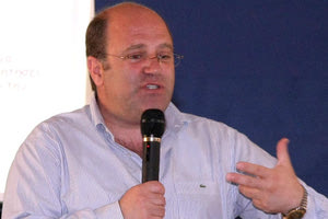 Ο πρόεδρος του Συλλόγου Εκπαιδευτικών Πρωτοβάθμιας «Ν. Καζαντζάκης», κ. Μανώλης Μπελαδάκης