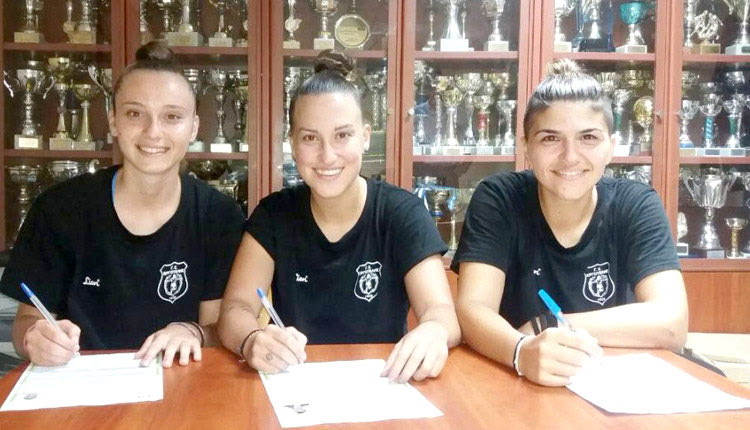 Οι τρεις νέες παίκτριες της γυναικείας ομάδας του Εργοτέλη