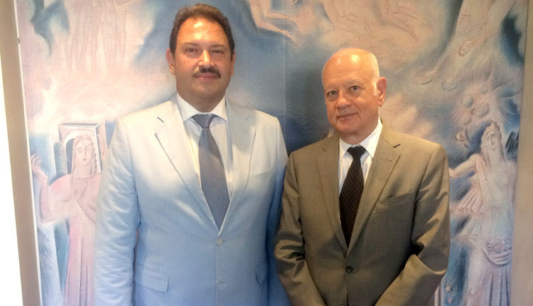 Οι κ.κ. Μπορίσοφ και Παπαδημητρίου 