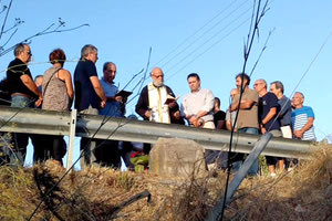 Tρισάγιο πραγματοποιήθηκε στο σημείο όπου δολοφονήθηκαν τα δύο αδέλφια από την Κασταμονίτσα