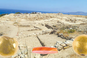 Χρυσά ευρήματα στο μινωικό νεκροταφείο του Πετρά