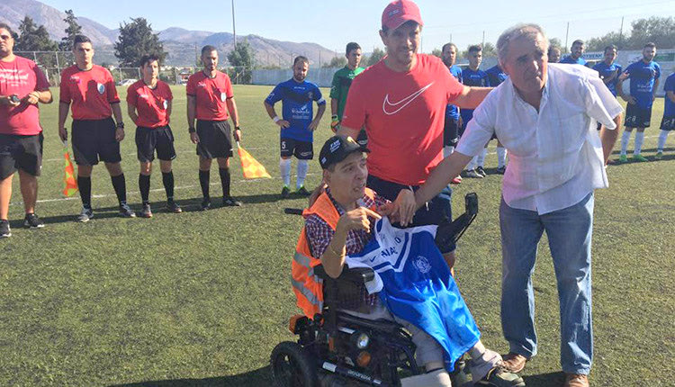  ο Δωριέας  τίμησε τον Ηλία, ο οποίος είναι πιστός φίλαθλος του σωματείου 