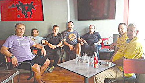 η πρώτη επίσημη συνάντηση των νέων ενωσιακών προπονητών, Αντώνη Φραγκάκη και Γιάννη Χατζησεβαστού