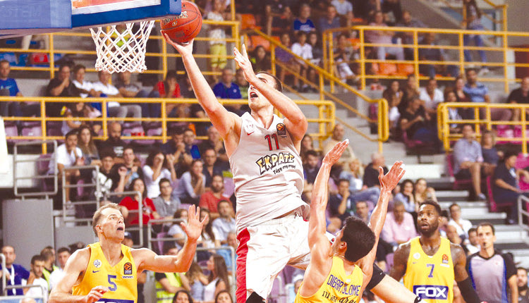 ΔΙΕΘΝΕΣ ΤΟΥΡΝΟΥΑ ΜΠΑΣΚΕΤ ΤΟΥ ΗΡΑΚΛΕΙΟΥ: Ο Μιλουτίνοφ ήταν ο MVP του Ολυμπιακού και στα δύο παιχνίδια του τουρνουά. 