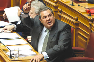 ο πρόεδρος των Ανεξάρτητων Ελλήνων Πάνος Καμμένος