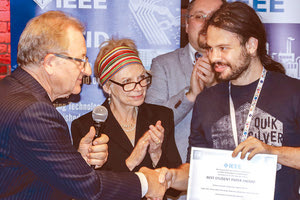 Βράβευση του υποψήφιου διδάκτορα της Σχολής Ηλεκτρολόγων Μηχανικών και Μηχανικών Υπολογιστών (ΗΜΜΥ) του Πολυτεχνείου Κρήτης, Γιώργου Βουγιούκα για εργασία με RFid