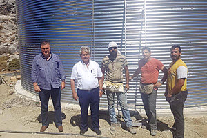 Νέα δεξαμενή άρδευσης απέκτησε  ο Καμαριώτης μετά από σχετική απόφαση του Δήμου Μαλεβιζίου.