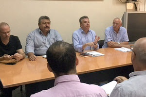 Τη σπουδαιότητα του Βόρειου Οδικού Άξονα επισήμανε από τα Χανιά ο περιφερειάρχης