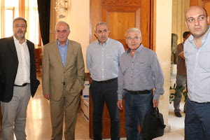 Από τη συνάντηση του δημάρχου με τον Υπουργό Επικρατείας Χριστόφορο Βερναρδάκη