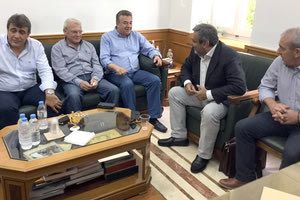 Από τη συνάντηση Αρναουτάκη και Βερναρδάκη στην Περιφέρεια Κρήτης