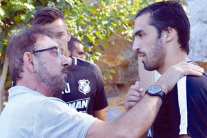 Ο Λεάλ με τον γιατρό κ. Στεφανουδάκη