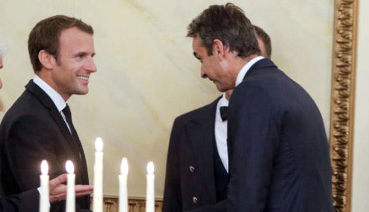 Κ. Μητσοτάκης και Ε. Μακρόν 