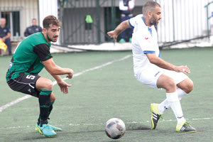 Χαμαλάκης και Βέρμπης λίγο πριν τη φάση του τραυματισμού τους