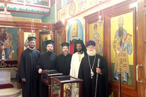 Ο Πατριάρχης Αλεξανδρείας τίμησε τον Κρητικό Άγιο Μελέτιο του Πηγά