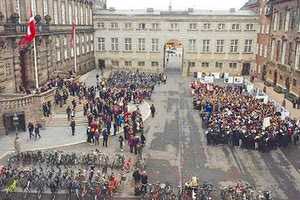 μια διαδήλωση μαθητών στην Κοπεγχάγη