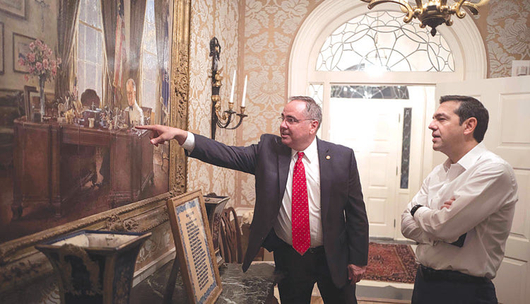 Στο ιστορικό Blair House ο Αλέξης