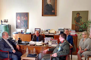 από την σύσκεψη για την παραχώρηση των πρώην στρατοπέδων