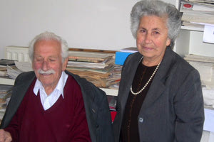 Η Ριρίκα και ο Γιώργος, στα γραφεία της «Εθνικής Φωνής»…