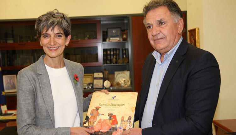 Από τη συνάντηση εργασίας στο Επιμελητήριο Ηρακλείου