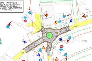 δημιουργία κόμβου στις δύο συμβολές της Ελ. Βενιζέλου στο Γάζι