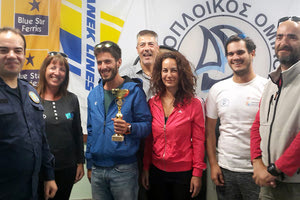 ΙΣΤΙΟΠΛΟΪΑ:  Το πλήρωμα του Κίκα που ήρθε δεύτερο στο Κύπελλο Ηρακλείου