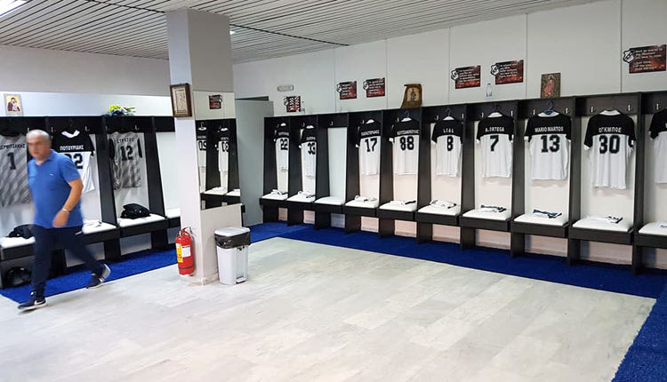 είχαν την ευκαιρία να θαυμάσουν τα αποδυτήρια του ΟΦΗ