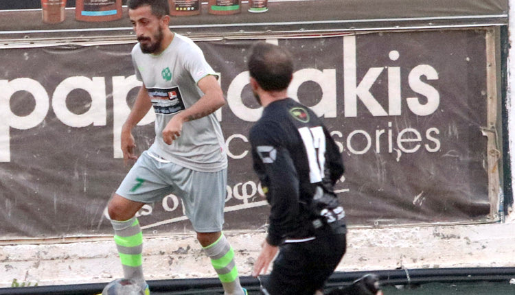Ο Φραγκιαδάκης σε φάση από το χθεσινό ματς με τον ΟΦΙ