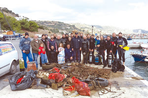 ΛΙΜΑΝΑΚΙ ΠΑΝΤΑΝΑΣΣΑΣ: Μια μικρή χωματερή έβγαλαν από τον βυθό