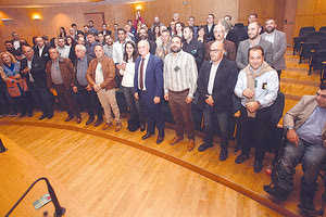 Το ψηφοδέλτιο του παρουσίασε ο Μαν. Αλιφιεράκης