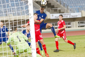 ΕΥΡΩΠΑΪΚΟ U19: Ο Δουβίκας με κεφαλιά πέτυχε το πέμπτο γκολ της ελληνικής ομάδας κόντρα στο Γιβραλτάρ