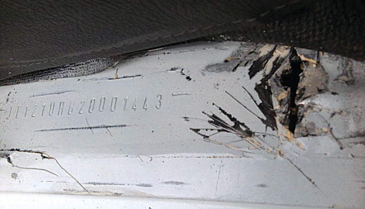 το σημείο του αυτοκινήτου που αναγράφεται ο αριθμός κινητήρα