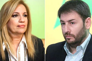 Φώφης Γεννηματά και Νίκου Ανδρουλάκη