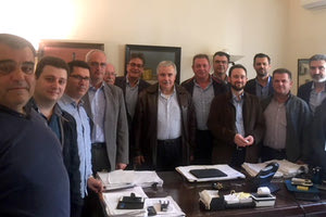 Με τον αντιδήμαρχο κ. Γ. Καραντινό ο Μελισσείδης