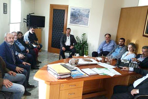 Μανώλης Σφυρής: Από τη συνάντηση με τον δήμαρχο Μαλεβιζίου